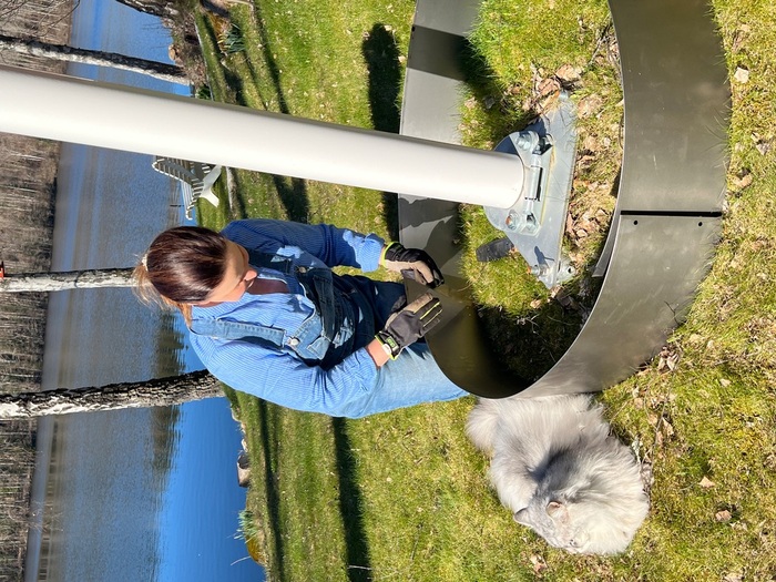 Trädring Stål Obehandlad Ø110 cm